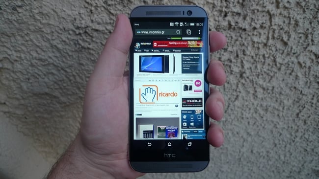 Πρώτη επαφή με το HTC One M8 (video)