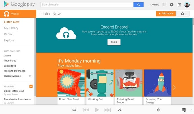 Google Play Music: Αύξηση ορίου αποθήκευσης της μουσικής σας συλλογής στα 50.000 κομμάτια