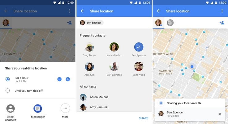 Κοινοποίηση τοποθεσίας σε πραγματικό χρόνο έρχεται επιτέλους στο Google Maps