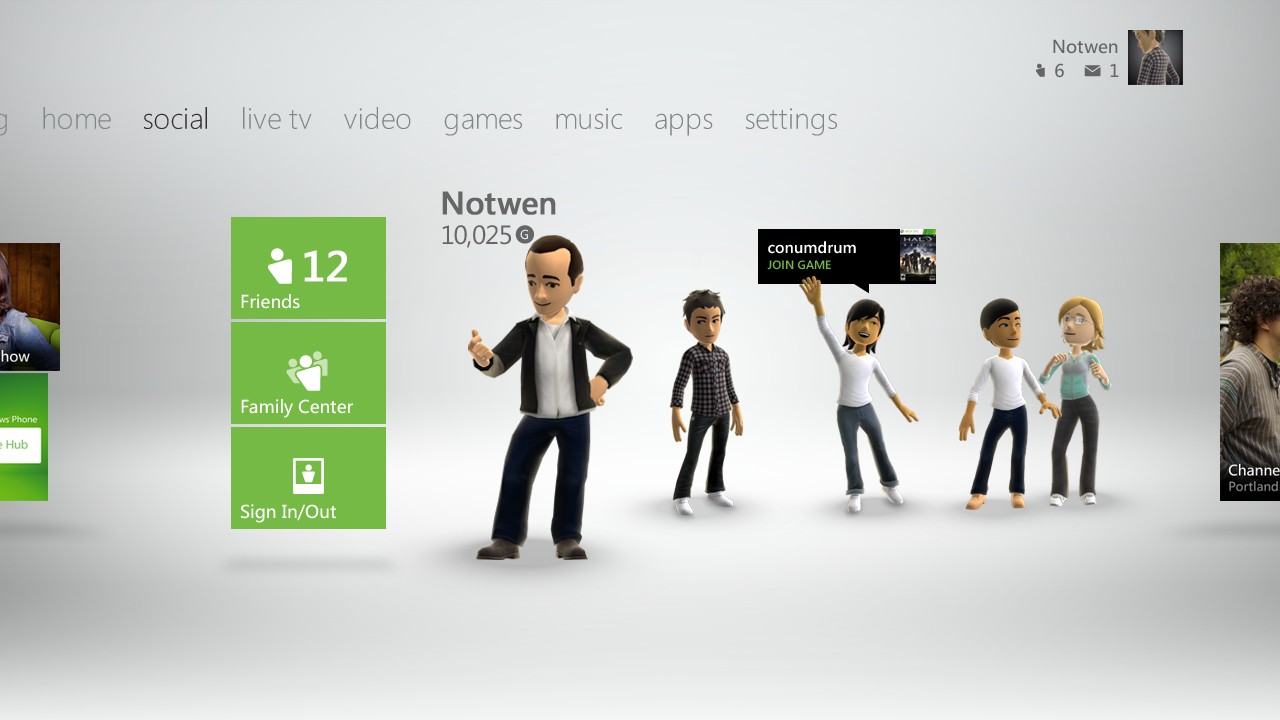Xbox 360 : Στις 6 Δεκεμβρίου η αναβάθμιση στο μενού