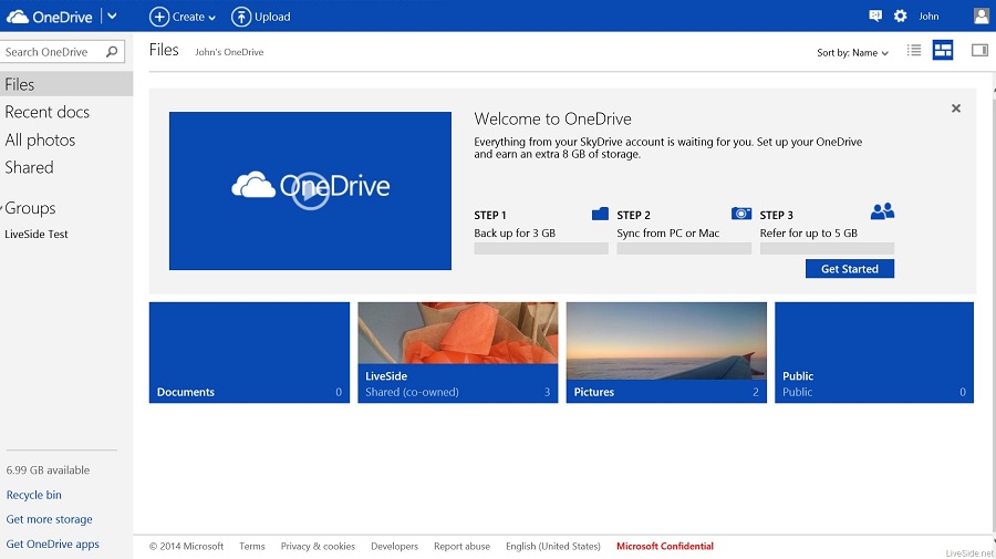 Microsoft OneDrive. Σύντομα με έως 8GB επιπλέον χώρο και shared folders
