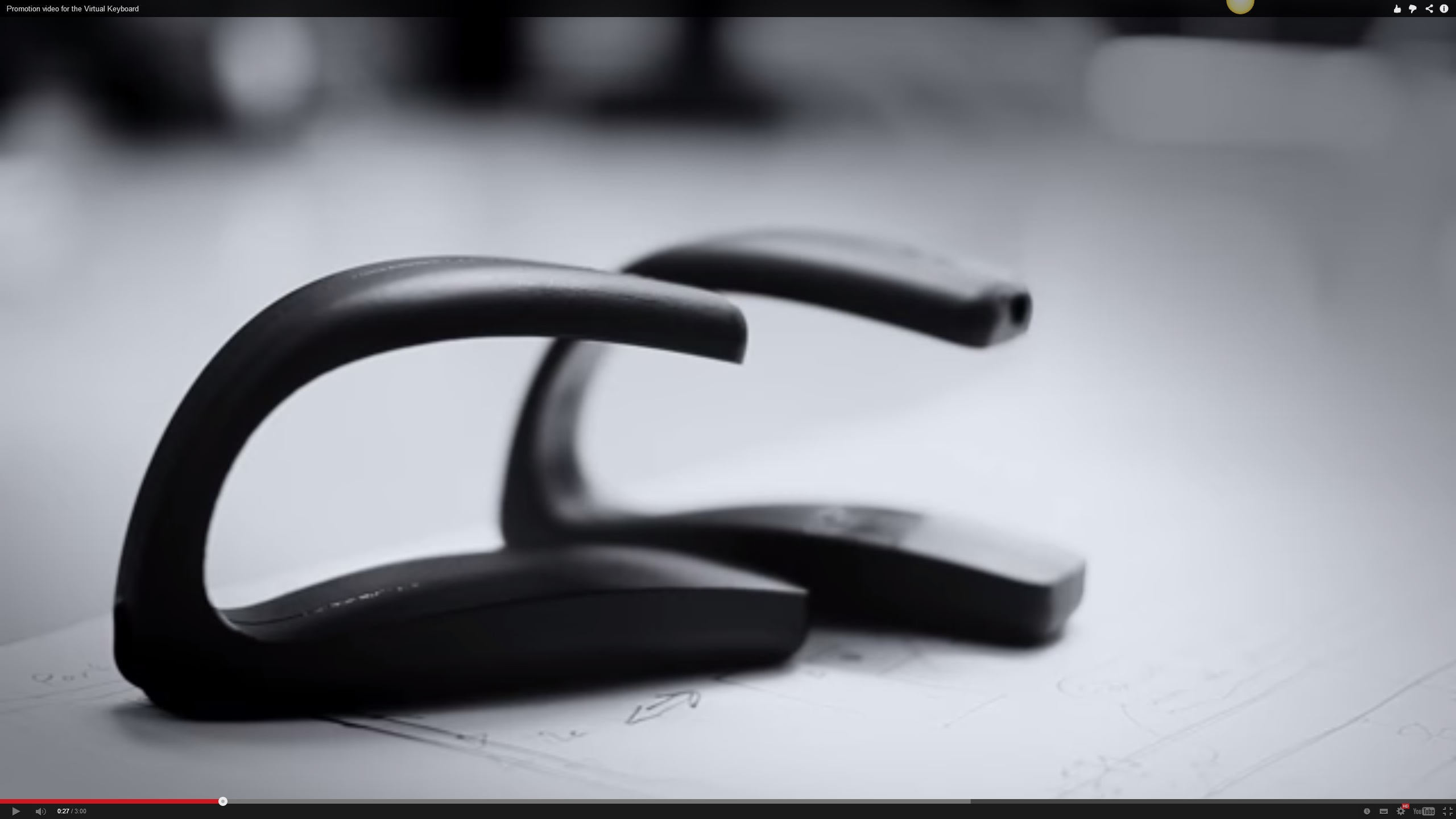 To πραγματικό εικονικό πληκτρολόγιο υπάρχει και δουλεύει ακόμη και με το Google Glass