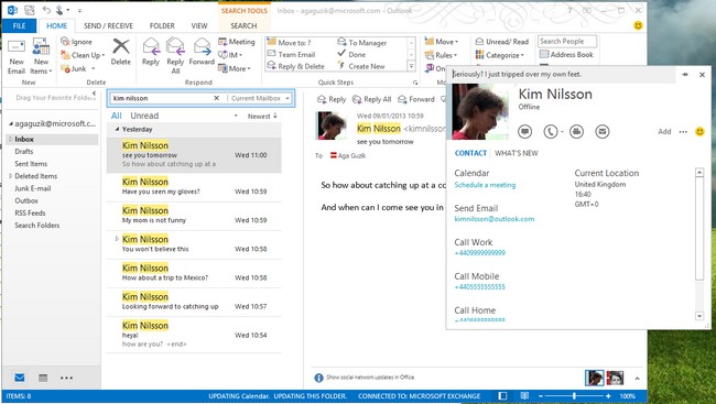 Skype 6.1 με ενσωμάτωση λειτουργιών στο Outlook