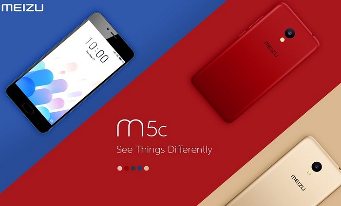 Η Meizu παρουσίασε το M5c σε τέσσερα χρώματα
