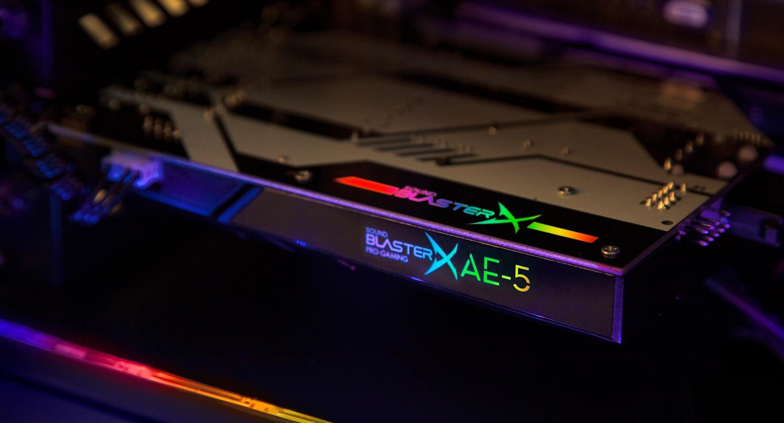 H Creative ανακοίνωσε τη νέα gaming κάρτα ήχου Sound BlasterX AE-5