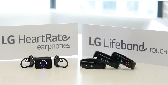 Σύντομα κυκλοφορούν τα Lifeband Touch και HeartRate Earphones από την LG