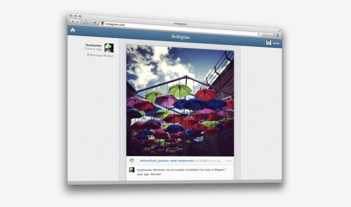 Το Instagram προσθέτει ροή φωτογραφιών στους desktop browsers