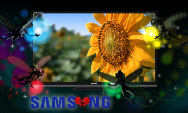 Η Sharp σταματάει την αποστολή οθονών LCD TV στη Samsung