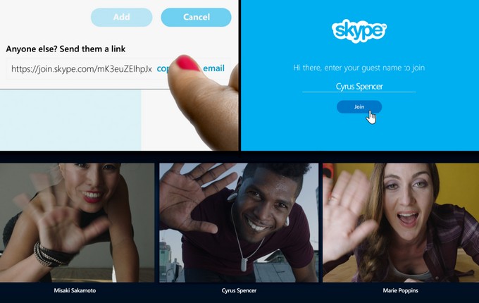 Εύκολη συμμετοχή σε συζητήσεις μέσω Skype ακόμα και αν δεν το έχετε εγκατεστημένο