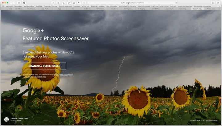 Η Google διέθεσε εφαρμογή screensaver για το macOS