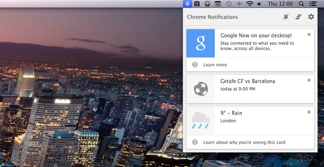Το Google Now έρχεται στο Chrome browser