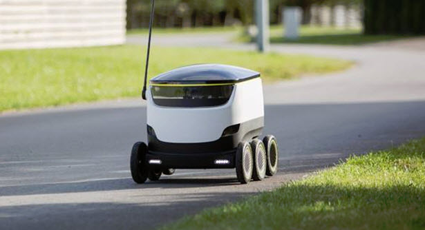 Delivery με ρομπότ θα δοκιμάσουν δύο αμερικανικές εταιρείες
