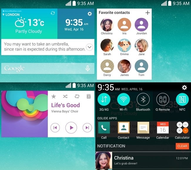LG G3. Screenshots που διέρρευσαν αποκαλύπτουν νέο Optimus UI και QHD ανάλυση