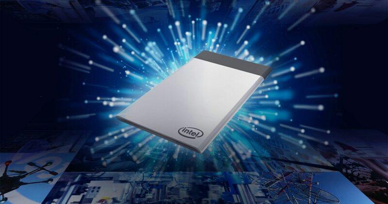 H Intel Compute Card είναι λίγο μεγαλύτερη από μία πιστωτική κάρτα