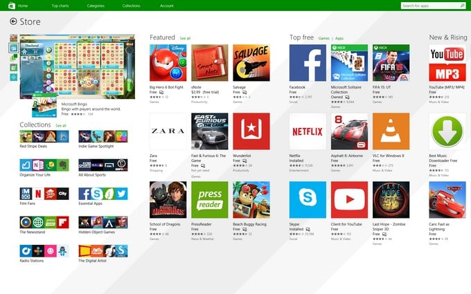 Εμφάνιση των πρώτων desktop εφαρμογών στο Windows Store της Microsoft