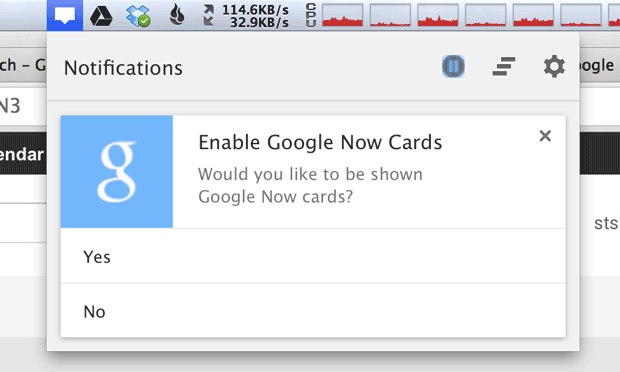 Η υπηρεσία Google Now έφτασε στο Chrome browser