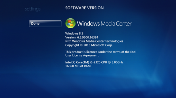 Το Windows Media Center δεν θα εμφανιστεί στα Windows 10