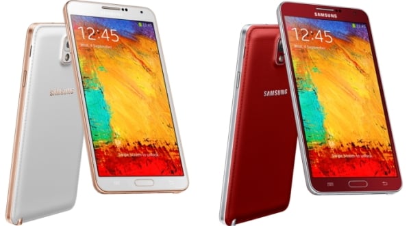 Το Samsung Galaxy Note 3 τώρα σε κόκκινο και "rose gold"