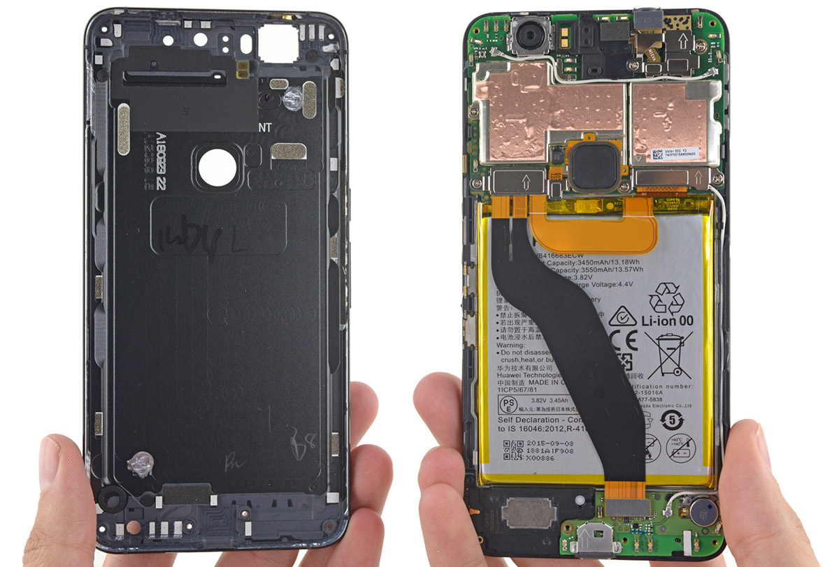 Δύσκολη διαδικασία η επισκευή και αντικατάσταση εξαρτημάτων του Nexus 6P