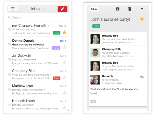 Gmail 2 app για iOS με υποστήριξη πολλαπλών λογαριασμών και ανανεωμένο σχεδιασμό