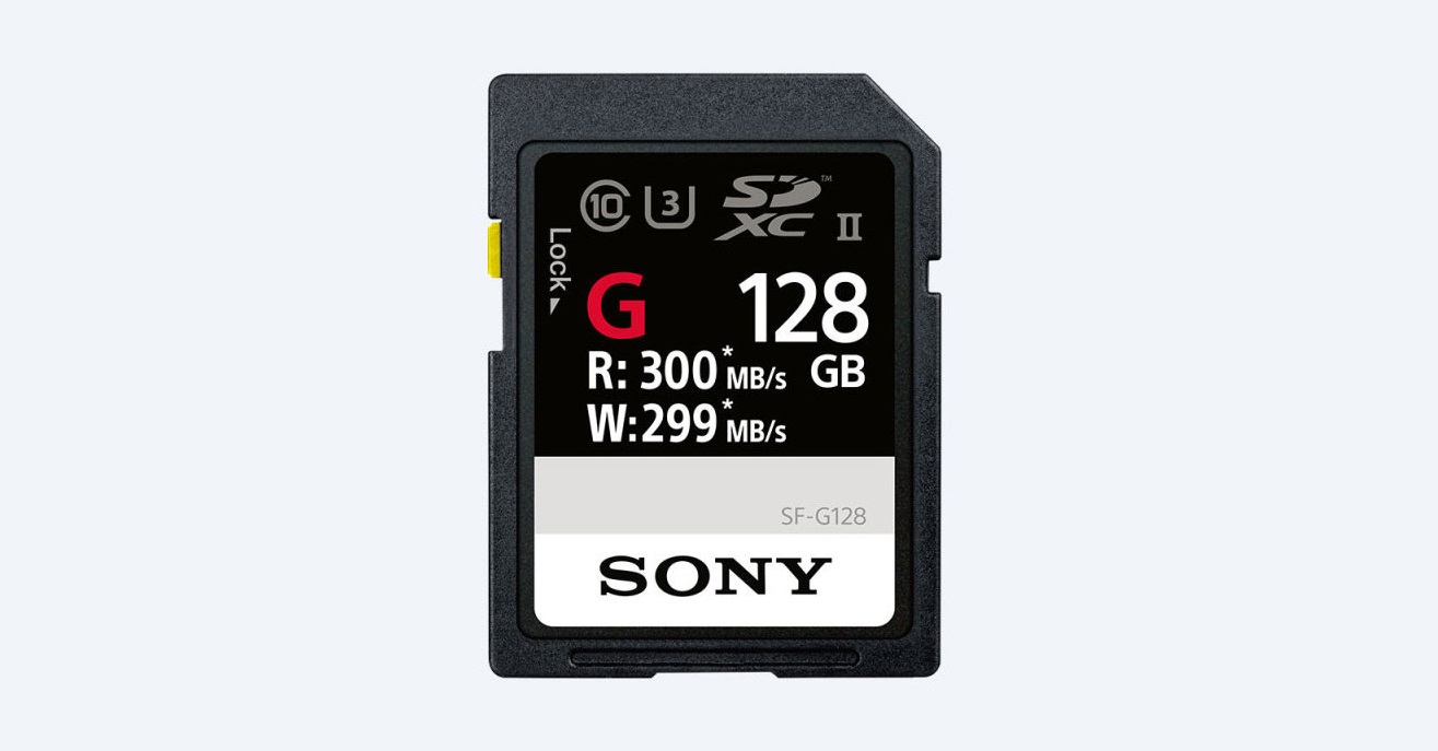Η Sony ανακοίνωσε κάρτες μνήμης SD με ταχύτητα εγγραφής 299MB/s