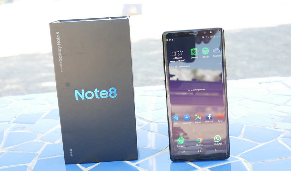 Περισσότερες πληροφορίες για "Samsung Galaxy Note8 Review"