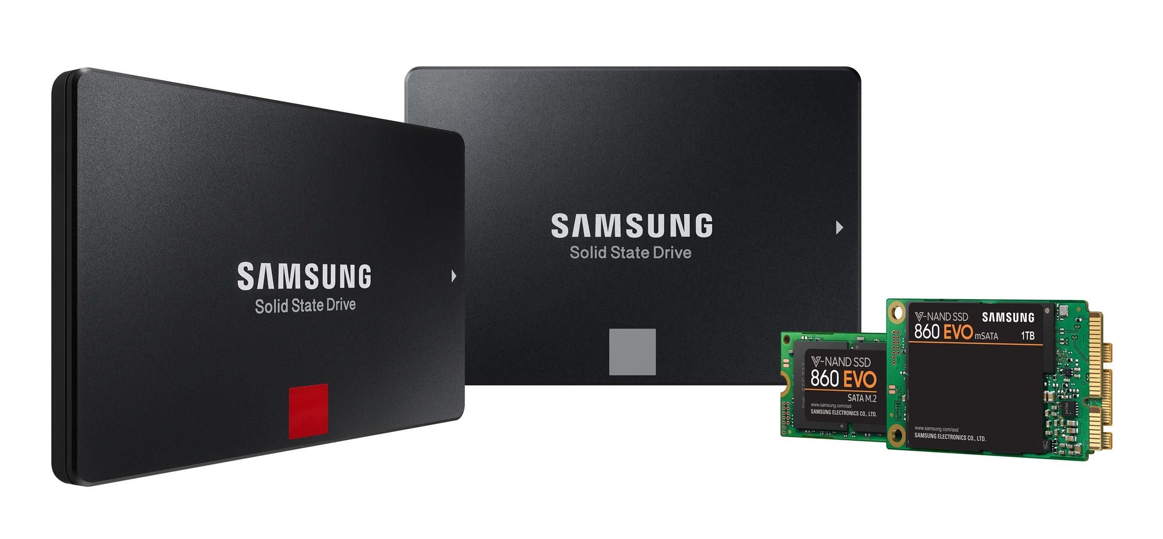 Η Samsung ανακοίνωσε τις νέες σειρές solid state drive, 860 Evo και 860 Pro