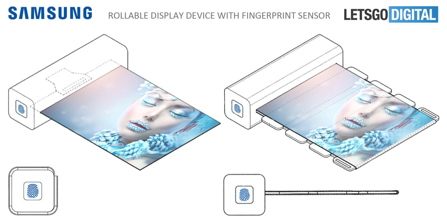 Η Samsung “πατεντάρει” συσκευή με οθόνη που τυλίγεται σαν ρολό και διαθέτει fingerprint reader