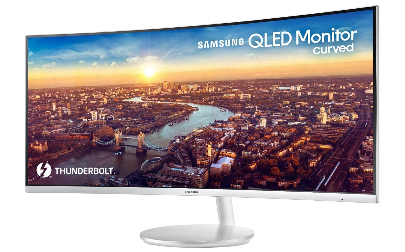 Η Samsung επιδεικνύει τη πρώτη κυρτή οθόνη QLED με Thunderbolt 3 στην έκθεση CES 2018