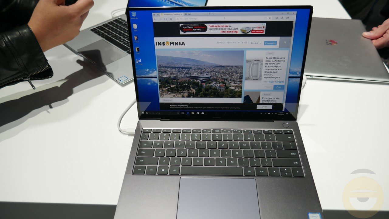 To MateBook X Pro, με εντυπωσιακή οθόνη, αυτοαποκαλείται το καλύτερο Windows laptop της αγοράς