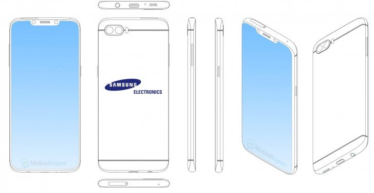 Η Samsung πατεντάρει σχέδια smartphones με “notched” οθόνη