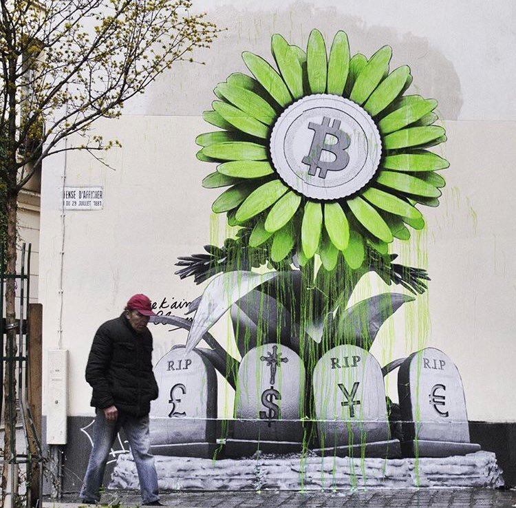 Bitcoin Street art