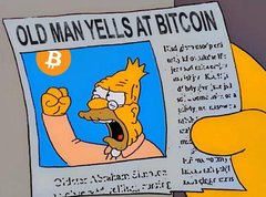 Old man yells always to Bitcoin