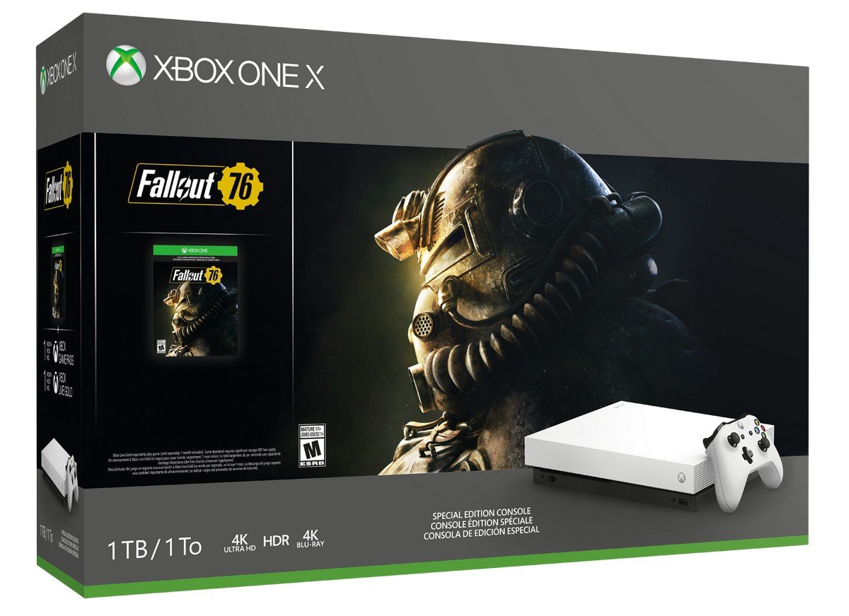 H λευκή έκδοση του Xbox one X θα κυκλοφορήσει σε bundle με το Fallout 76