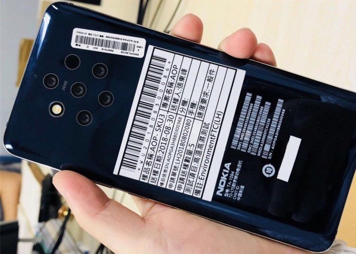 Φωτογραφίες δείχνουν επερχόμενο smartphone της Nokia με πέντε κάμερες στο πίσω μέρος