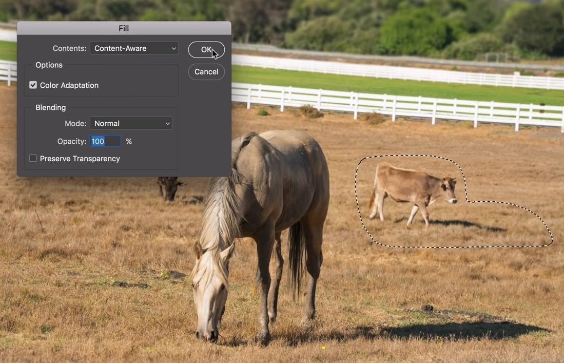 H Adobe αναβαθμίζει σημαντικά το εργαλείο Content-aware fill του Photoshop