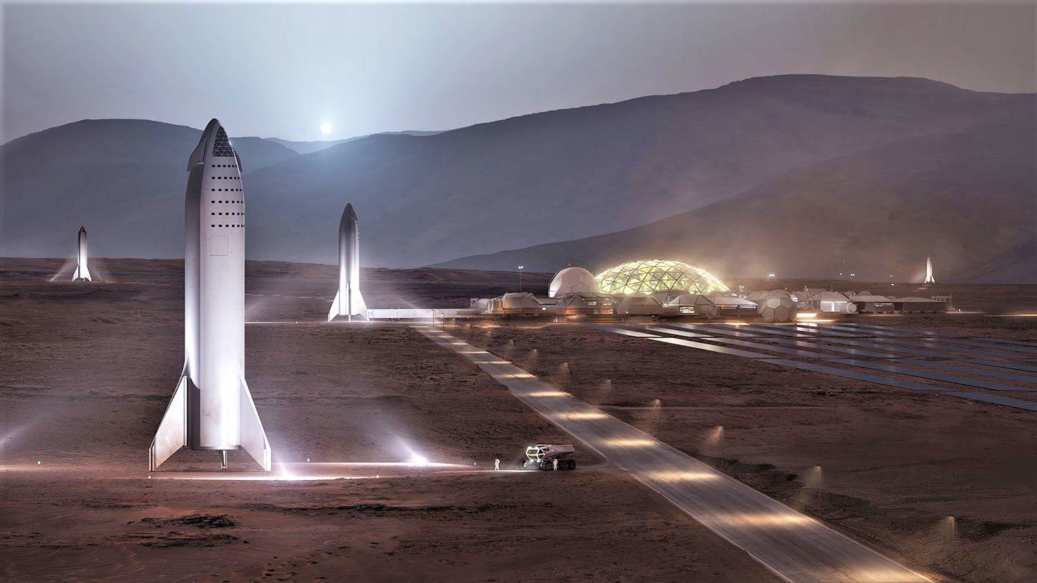 Αυτή είναι η βάση στον πλανήτη Άρη που οραματίζεται ο Elon Musk και η SpaceX