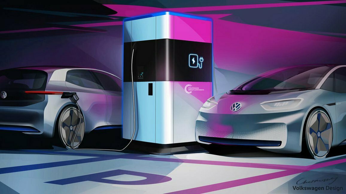 "Κινητό" σταθμό ταχυφόρτισης ηλεκτρικών οχημάτων παρουσίασε η VW