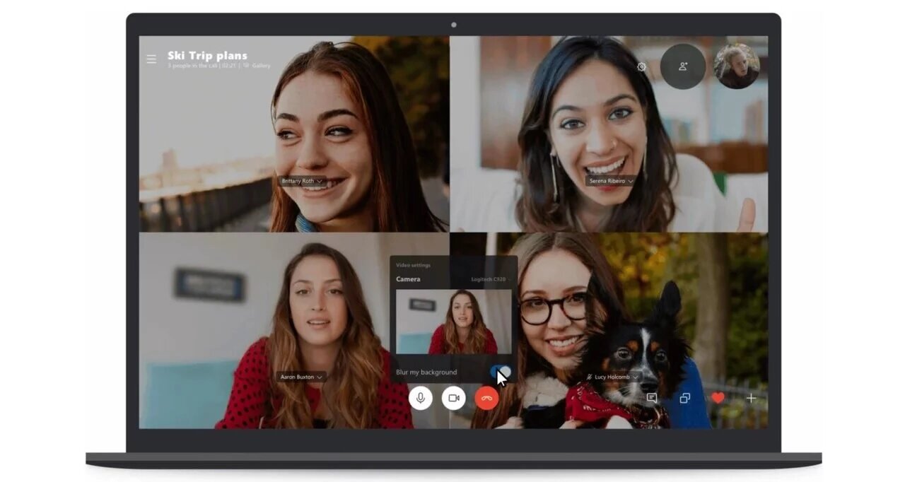 Το Skype μπορεί να θολώνει πλέον το παρασκήνιο κατά τη διάρκεια μιας βιντεοκλήσης