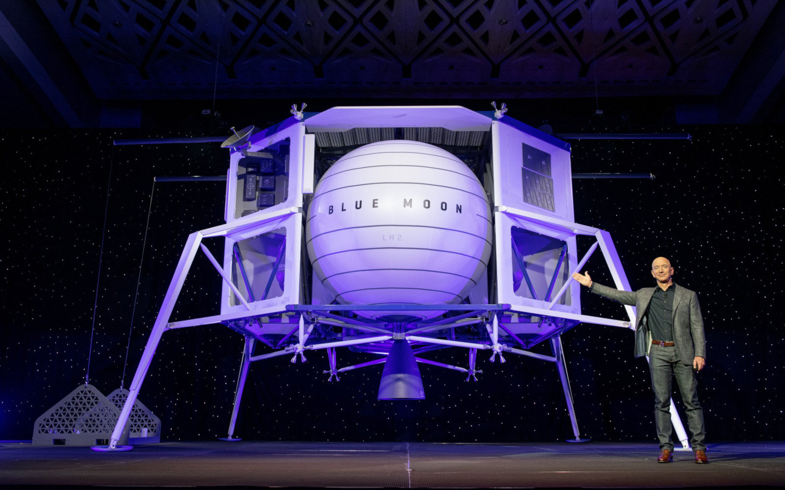 H Blue Origin αποκάλυψε το Blue Moon, το διαστημικό όχημα για τις αποστολές της στο Φεγγάρι