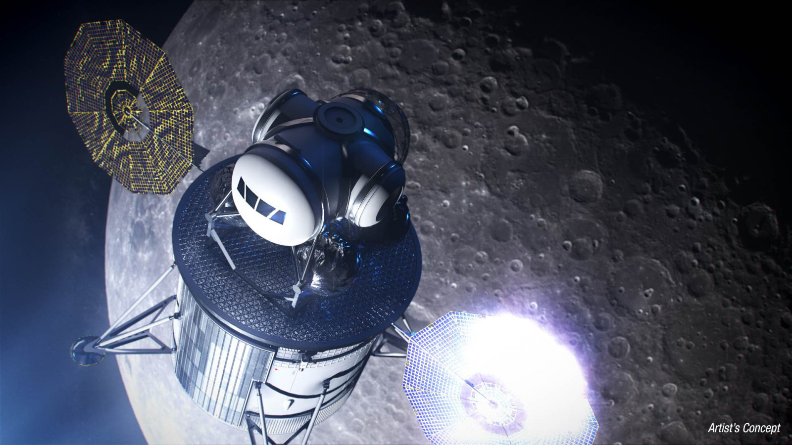 Η NASA θα συνεργαστεί με τις SpaceX και Blue Origin για την αποστολή ανθρώπων στο Φεγγάρι μέσα στα επόμενα πέντε χρόνια