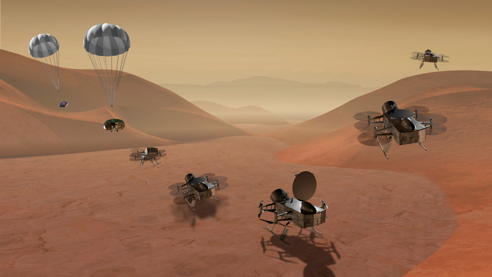 Με την αποστολή Dragonfly, η NASA θα στείλει ένα ρομποτικό drone στον Τιτάνα, τον μεγαλύτερο δορυφόρο του Κρόνου