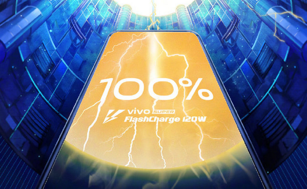 H vivo ανακοίνωσε τη τεχνολογία 120W Super FlashCharge που φορτίζει μία μπαταρία 4000mAh σε 13 λεπτά