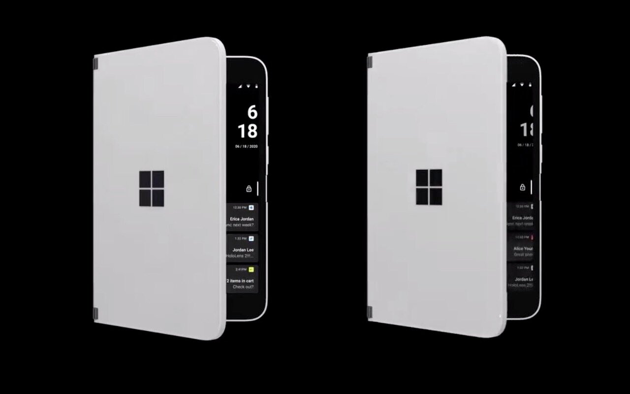 Βίντεο εξηγεί τη λειτουργία Peek της διπλής οθόνης του Microsoft Surface Duo