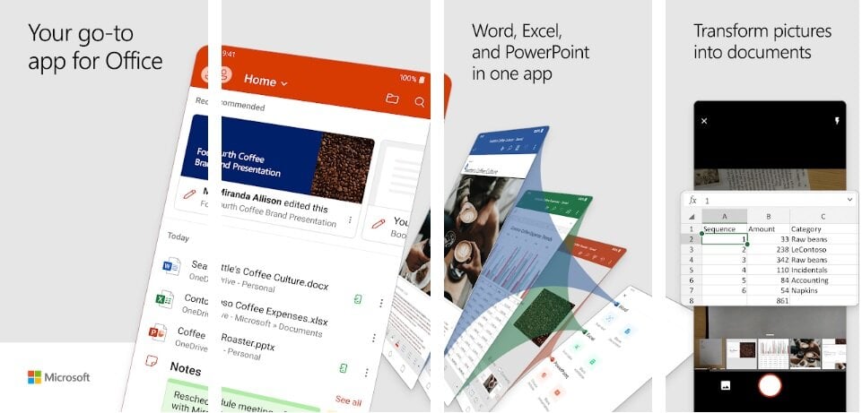 Νέο Microsoft Office app για Android που περιλαμβάνει τα Word, Excel, PowerPoint και άλλα