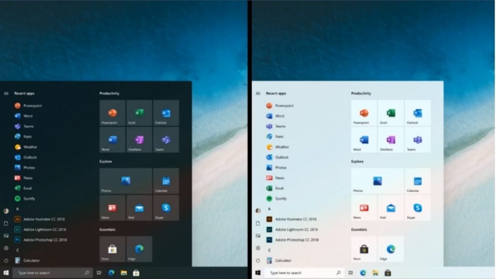 Βελτιώσεις στον σχεδιασμό του Start Menu στα Windows 10 επιδιώκει η Microsoft