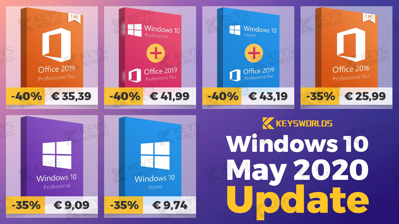 Windows 10 May 2020 Update: Αποκτήστε τα Windows 10 με €9.09