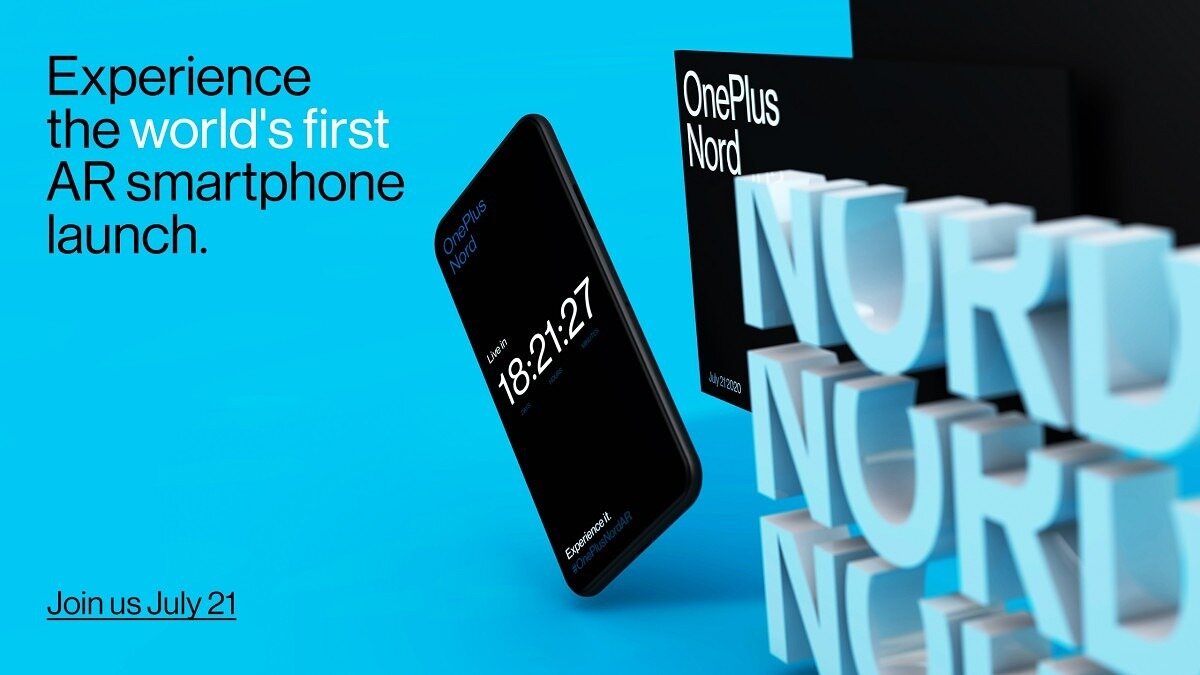 OnePlus Nord επίσημο στις 21 Ιουλίου μέσω AR παρουσίασης