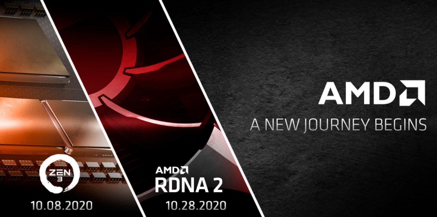 AMD: Στις 8 και 23 Οκτωβρίου τα αποκαλυπτήρια των Ryzen Zen3 και Radeon RDNA2