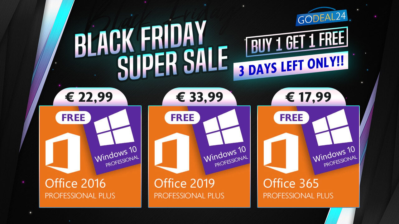 Black Friday Super Sale: Αποκτήστε τα Windows 10 δωρεάν με προσφορές 1+1